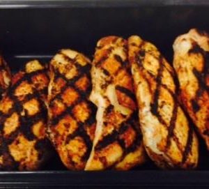 Cajun seasoning blackened chicken - 7 4.5 oz portion.