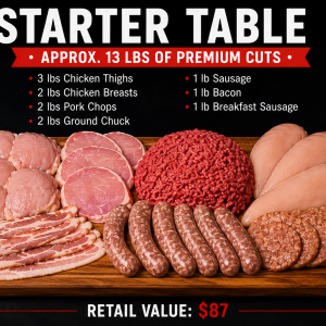 The Starter Table - Monthly Family Meat Box